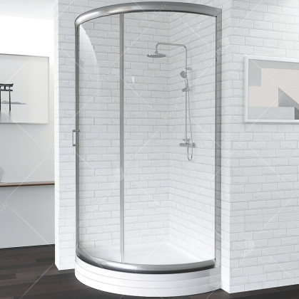 Душевой уголок RGW Passage PA-56 80х80 06085688-11K с поддоном профиль Хром стекло прозрачное