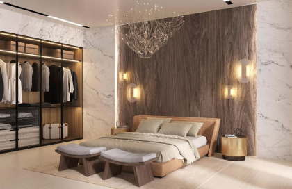 Керамогранит SG071600R Капрая белый 119,5х320x11 (1шт/3,824м2), м2