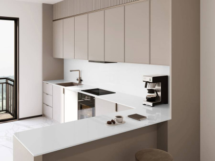 Керамический слэб ALPI WHITE 2400х800х15мм , Matt Керамический слэб ALPI WHITE 2400х800х15мм , Matt