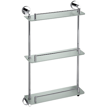 Полочка стеклянная тройная