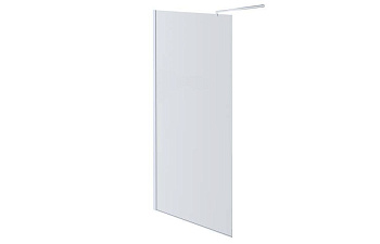 AQ NAR 6310-140 Душевая перегородка Walk in с держателем 1400x2000 профиль хром, стекло прозрачное