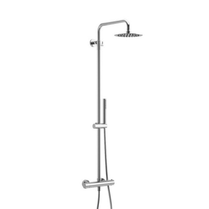 Термостатическая душевая система наружного монтажа EXCELLENT Rain Termo Round ARAC.SY.107CR (хром) Термостатическая душевая система наружного монтажа EXCELLENT Rain Termo Round ARAC.SY.107CR (хром)