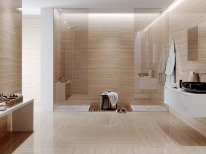 Риальто песочный светлый лаппатированный обрезной 60x119,5x0,9