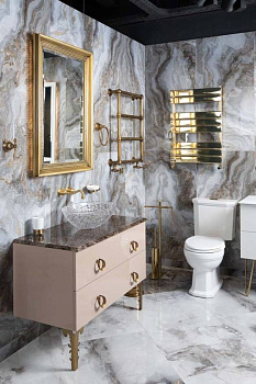 Столешница мрамор 101см Emprador Dark