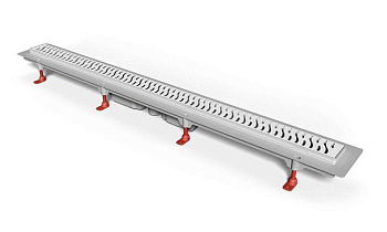 Душевой лоток 95 см Creto Zigzag CRE-950 ZH-Down с решеткой, хром