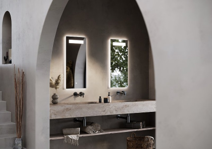 Зеркало для ванной комнаты  SANCOS Solo 350х800 с подсветкой, арт. SL35 Зеркало для ванной комнаты  SANCOS Solo 350х800 с подсветкой, арт. SL35