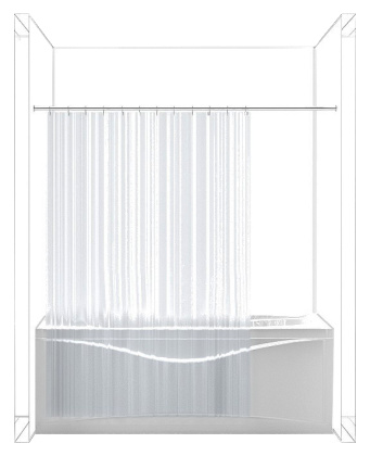 Карниз для ванны Aquanet прямой 120