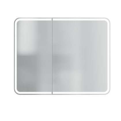Зеркальный шкаф Creto Eles с LED-подсветкой 1000х800 Зеркальный шкаф Creto Eles с LED-подсветкой 1000х800