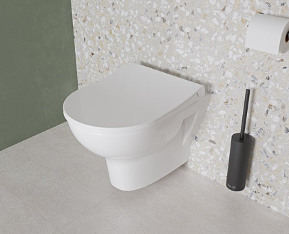 Унитаз подвесной VitrA Zentrum Rim-Ex 5795B003-0075 безободковый