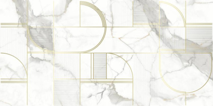 Декор 18-03-00-3608-1 Laurel белый (60см*30см*9мм) (5шт/0,9м2), шт