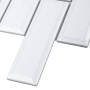 Керамическая мозаика, Metro White Glossy 45х145, Brick & Metro
