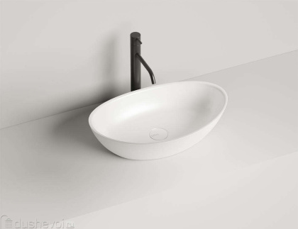 Раковина Salini CALLISTA 103 1101203SMRH S-Stone покраска по RAL снаружи, накладная, матовая