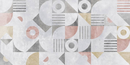 Плитка настенная 18-00-06-3645 Etnis узор светло-серый (60см*30см*9мм) (10шт/1,8м2), м2