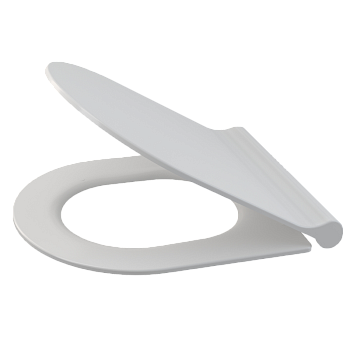 Сиденье для унитаза SLIM SOFTCLOSE, 7,4х39,7х48 см, белое,  Дюропласт A67SLIM AlcaPlast
