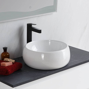 Раковина накладная керамическая круглая BB1065