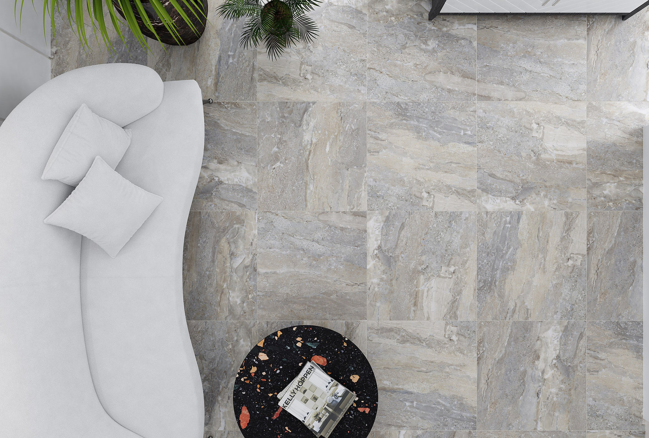 Плитка настенная Elpaso бежевый 25х75 (9шт/1,69м2),м2