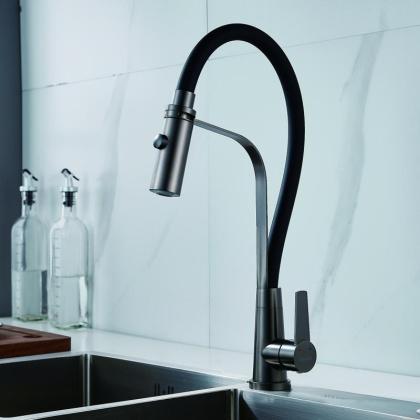 Смеситель для кухни с гибким изливом Shevanik S943 S943T-3