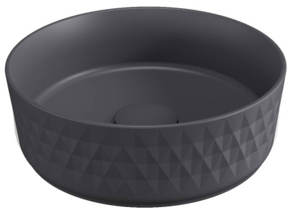 Раковина накладная Allen Braun Fantasy Romb 36 4.11033.AN антрацит