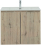 Тумба под раковину Aquanet Алвита New 80 2 дверцы, дуб веллингтон белый Тумба под раковину Aquanet Алвита New 80 2 дверцы, дуб веллингтон белый