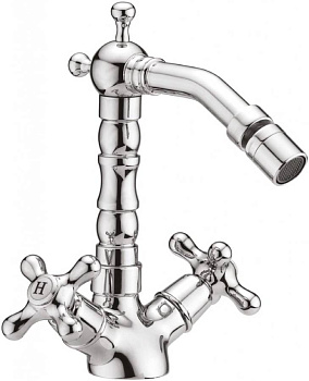 RETRO-C-BS2-01 Смеситель на биде с донным клапаном, хром