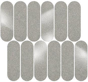 Декор ID144 Джиминьяно серый 30см*32см*9мм (1уп/6шт/)матовый, шт