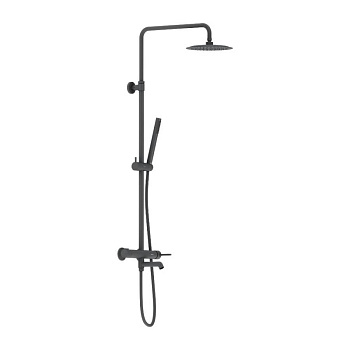 936740300 Scandinavian Pure душевая система с ванно душевым смесителем, чёрный