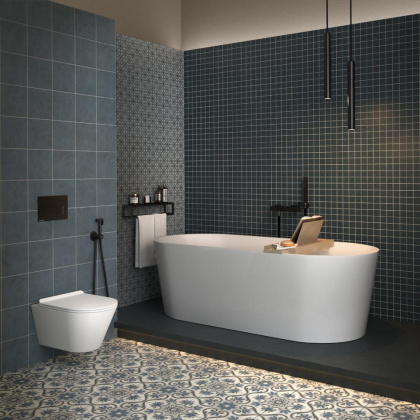 Чементо синий тёмный матовый обрезной 30x60x0,9 Чементо синий тёмный матовый обрезной 30x60x0,9