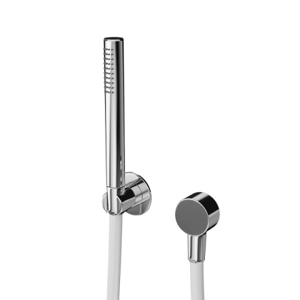 Ручной душ OLE с держателем для лейки и шлангом, без выхода для подачи воды, хром