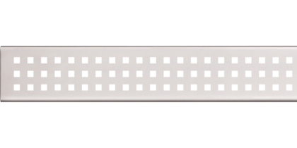 Решетка для дренажного желоба 75 мм, оцинкованная сталь