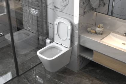 Подвесной унитаз Abber Rechteck AC1200