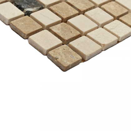 Мозаика натуральный камень Turin-15 slim (Matt) (чип 4*15*15) 30,5*30,5 (25шт.-1.4м2), м2