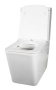 Чаша напольного унитаза безободковая Creto Logan L2 1002-004-WF с крышкой-сиденьем микролифт, белая Чаша напольного унитаза безободковая Creto Logan L2 1002-004-WF с крышкой-сиденьем микролифт, белая