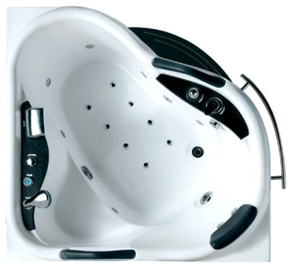 Зеркало Timo Saona 13076/18 черное золото