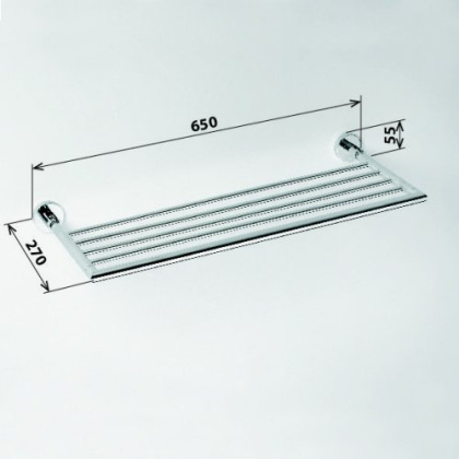 Полочка для полотенец откидная