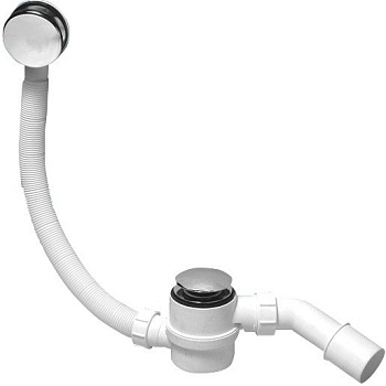 Слив-перелив для ванны McAlpine (хром), шт