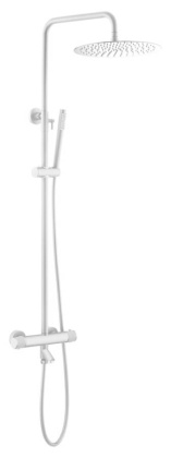 Стойка для душа c термостатом UNO Matt White Стойка для душа c термостатом UNO Matt White
