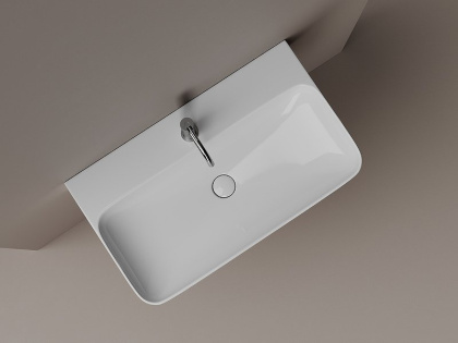 Умывальник AURA с 1 отверстием для смесителя, без перелива 1000*470*135мм