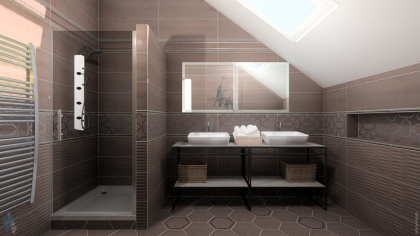 Плитка настенная 13070R Раваль коричневый структура обрезной 30*89.5*12.5 (4шт\1.07м2), м2