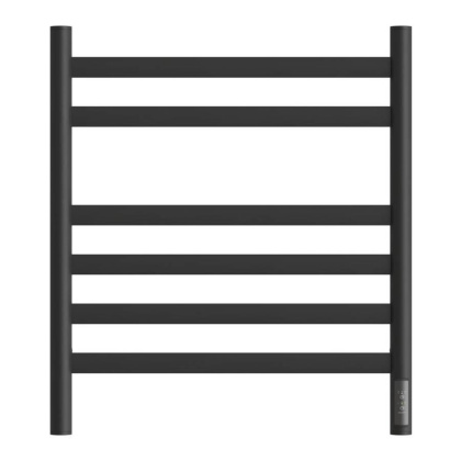 Полотенцесушитель электрический Point Селена PN16856B П6 500x600, диммер справа, черный Полотенцесушитель электрический Point Селена PN16856B П6 500x600, диммер справа, черный