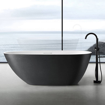 Ванна из литьевого мрамора Abber Dortmund 170х75 AM9911BW