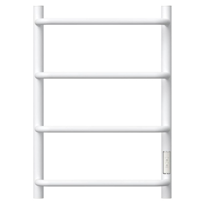 Полотенцесушитель электрический Point Ника PN08846W П4 400x600 диммер справа, белый Полотенцесушитель электрический Point Ника PN08846W П4 400x600 диммер справа, белый