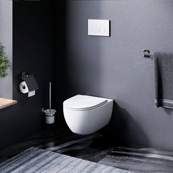 IS47001.111700 Комплект инсталляция с клавишей Pro S белый с подвесным унитазом Awe FlashClean с сид м/лифт IS47001.111700 Комплект инсталляция с клавишей Pro S белый с подвесным унитазом Awe FlashClean с сид м/лифт