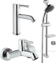 Набор смесителей Vitra Minimax S, 3 в 1 (раковина, в/д, душ. гарнитур 5 режимов) A49153EXP Набор смесителей Vitra Minimax S, 3 в 1 (раковина, в/д, душ. гарнитур 5 режимов) A49153EXP