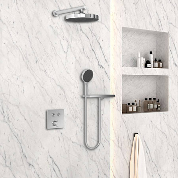 Душевой комплект VSFW-4I212RCH встраиваемый, двухрежимный, хром