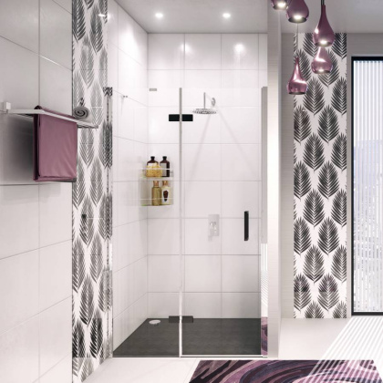 Aller 10H05LBLACK Душевая дверь Wasserkraft