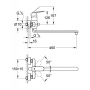 Смеситель для ванны Grohe Eurosmart Cosmopolitan 32847000 хром Смеситель для ванны Grohe Eurosmart Cosmopolitan 32847000 хром