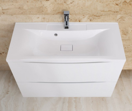 Тумба с раковиной напольная BelBagno MARINO 120 Bianco Lucido