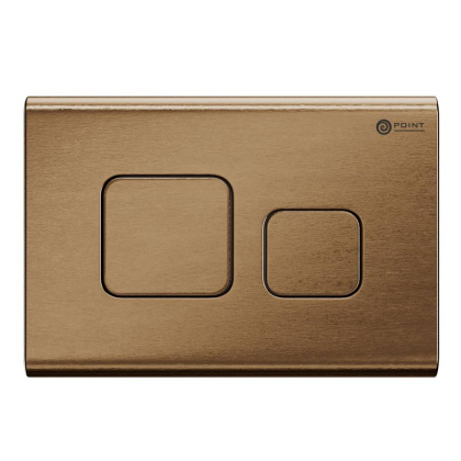 Клавиша смыва Point Афина PN44041BB для инсталляции, бронза брашированная Клавиша смыва Point Афина PN44041BB для инсталляции, бронза брашированная