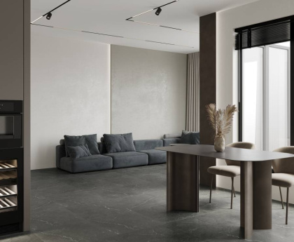 Керамогранит К21_12 Laparet Leda Black (60смх60смх9мм) (4шт_1,44м2) карвинг, м2