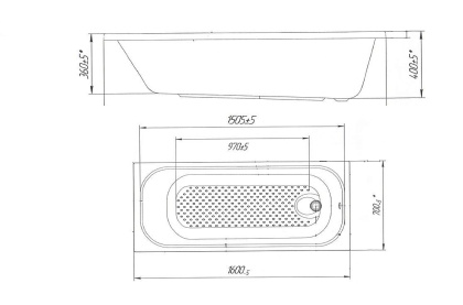 Ванна "Victoria" 160x70